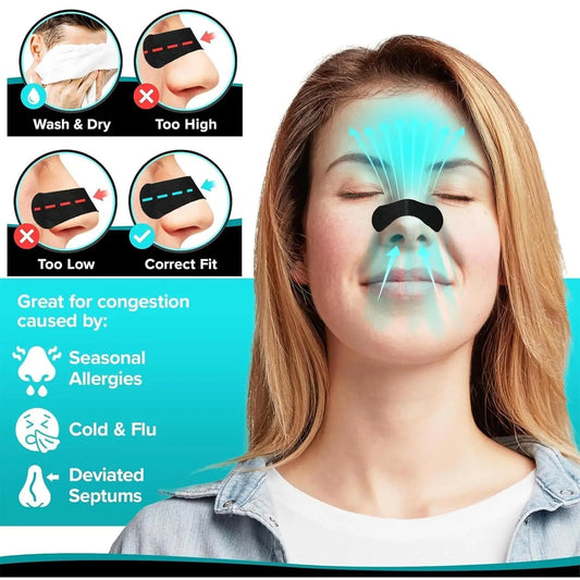Anti Snoring Nose Strips for Breathing Correction Physical
